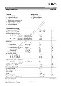 B88069X6700C253 Datasheet Page 2