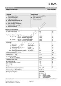 B88069X6871T902 Datasheet Page 2