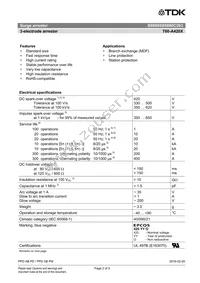 B88069X6980C203 Datasheet Page 2