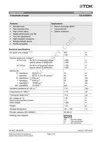 B88069X7000B502 Datasheet Page 2