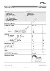 B88069X7140B502 Datasheet Page 2