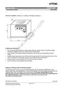 B88069X7450C502 Datasheet Page 4