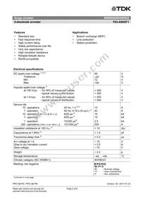 B88069X8430B502 Datasheet Page 2