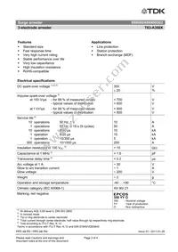 B88069X8690B502 Datasheet Page 2