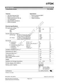 B88069X8820B102 Datasheet Page 2