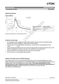 B88069X8910B502 Datasheet Page 4