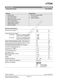 B88069X8990B502 Datasheet Page 2