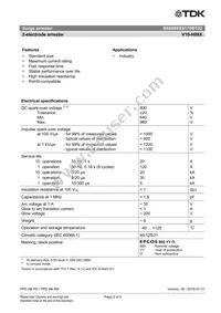 B88069X9170B152 Datasheet Page 2