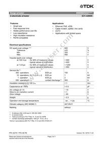 B88069X9321B502 Datasheet Page 2