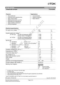 B88069X9800B502 Datasheet Page 2