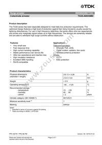 B88069X9991T203 Datasheet Page 2