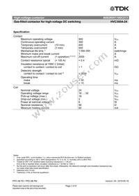 B88269X1100C011 Datasheet Page 3