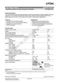 B88269X1110C011 Datasheet Page 2