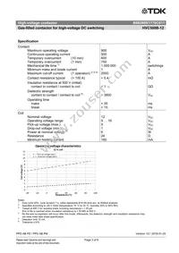 B88269X1170C011 Datasheet Page 3