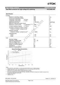 B88269X1200C011 Datasheet Page 3