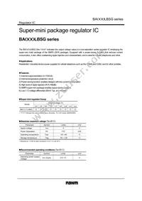 BA029LBSG2-TR Datasheet Cover