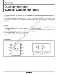BA10393N Datasheet Cover