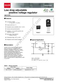 BA1117FP-E2 Datasheet Cover