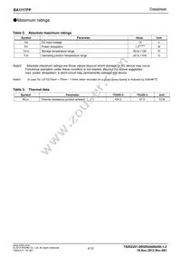 BA1117FP-E2 Datasheet Page 4