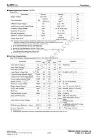 BA14741FJ-GE2 Datasheet Page 3
