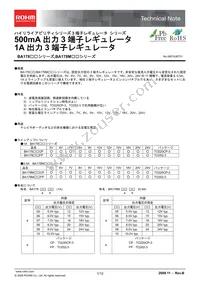 BA178M15CP-E2 Datasheet Cover