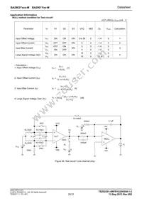 BA2901YFV-MGE2 Datasheet Page 20