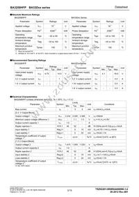 BA3258HFP-TR Datasheet Page 3