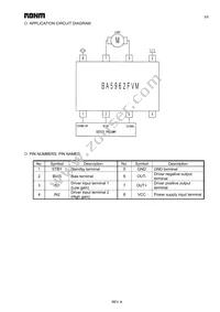 BA5962FVM-TR Datasheet Page 3