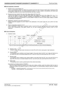 BA6920FP-Y Datasheet Page 11