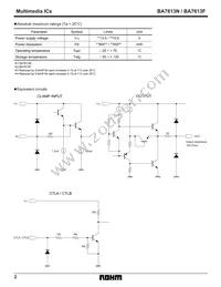 BA7613F-E2 Datasheet Page 2