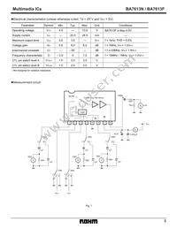 BA7613F-E2 Datasheet Page 3