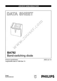 BA792 Datasheet Cover