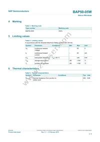 BAP50-05W Datasheet Page 2