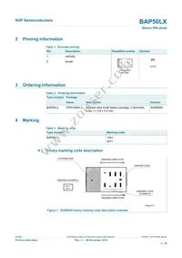 BAP50LX Datasheet Page 2