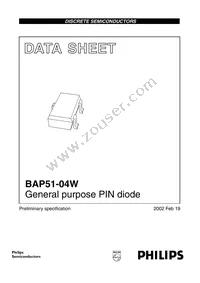 BAP51-04W Datasheet Cover