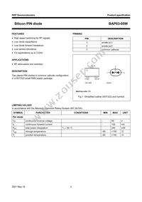 BAP63-05W Datasheet Page 2