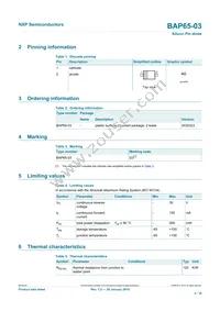 BAP65-03 Datasheet Page 2