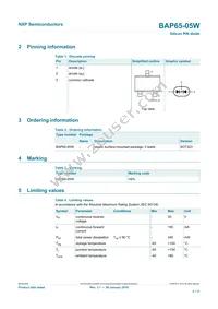 BAP65-05W Datasheet Page 2