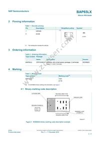 BAP65LX Datasheet Page 2