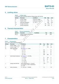 BAP70-03 Datasheet Page 2