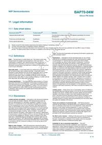 BAP70-04W Datasheet Page 8