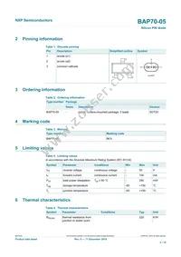 BAP70-05 Datasheet Page 2