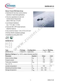 BAR 90-081LS E6327 Datasheet Cover