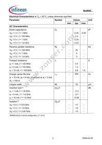 BAR 95-02LS E6327 Datasheet Page 3