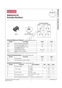 BAR43C Datasheet Cover