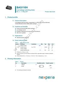 BAS116H Datasheet Cover