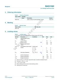 BAS116H Datasheet Page 2