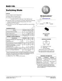 BAS116LT1 Datasheet Cover