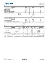 BAS116V-7 Datasheet Page 2