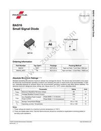 BAS16-D87Z Datasheet Page 2